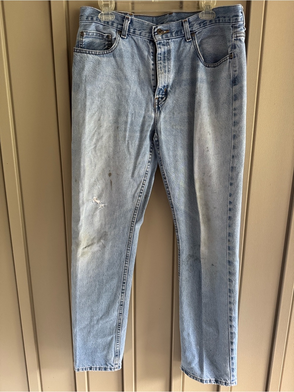 George Straight Leg Jeans size 35x34
